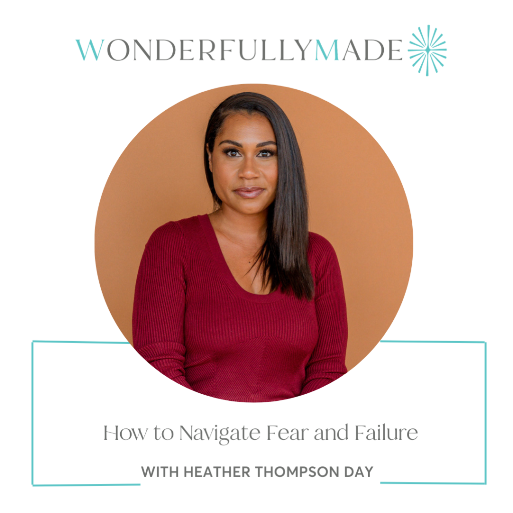 Wonderfully Made Podcast Cover with Heather Thompson